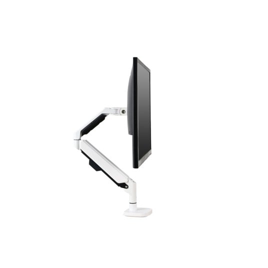 Uchwyt gazowy na 1 monitor czarno biały SolidHand BG01BW