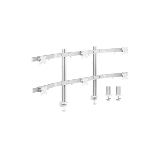 Uchwyt na 6 monitorów czarny SolidHand CM06