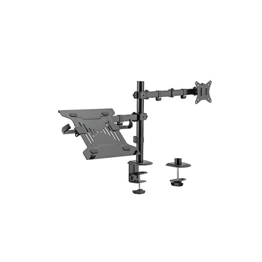 Uchwyt na monitor i laptopa czarny SolidHand AL01M01