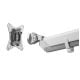 Uchwyt gazowy na 3 monitory srebrny porty USB SolidHand BG03SU