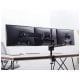 Uchwyt na 3 monitory sprężynowy czarny SolidHand AS03