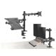 Uchwyt na monitor i laptopa czarny SolidHand AL01M01