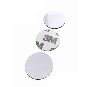 Naklejka tag RFID 25 mm biała