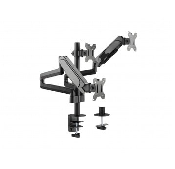 Uchwyt na 3 monitory sprężynowy czarny SolidHand AS03